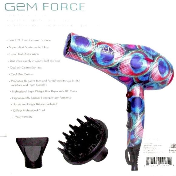 New i Box Gem Force Intense Ionic Ceramic Science Super Heat Air